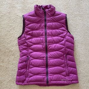 Eddie Bauer Women's Purple Puffer Vest